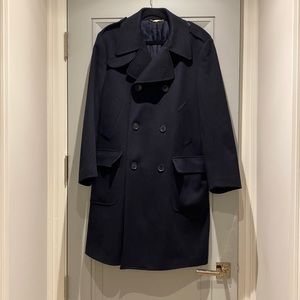 Dolce and Gabbana Wool Cashmere Coat